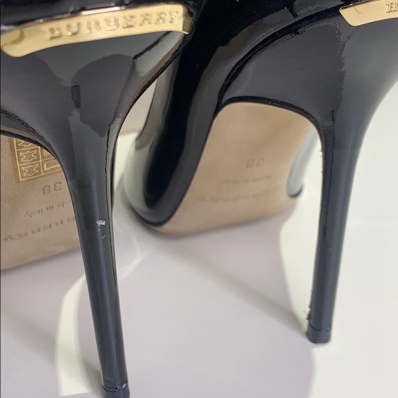Burberry Kensal 100 Peep Toe Pump - Picture 8 of 9